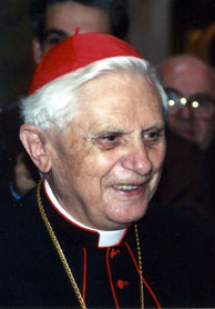 Le cardinal Ratzinger,