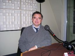 Michel Crépu au micro de Canal Académie