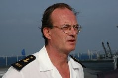 Michel Bez, président de l’association des peintres de la Marine