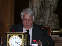 Georges Semprun, le 6 juin 2007, devant les membres de l’Académie des beaux-arts