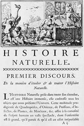Histoire Naturelle, Frontispice