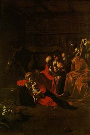 CARAVAGGIO, The Adoration of the Shepherds, Museo Nazionale, Messina, Sicily