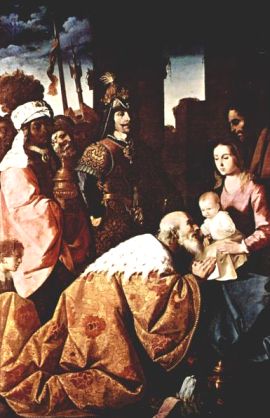 ZURBARAN (1598-1664), the Adoration of the Kings (1639), Fine Arts Museum of Grenoble