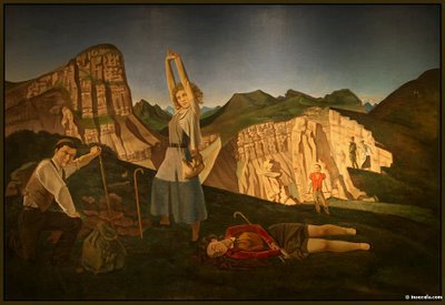 Balthus, La montagne, 1937, Huile sur toile