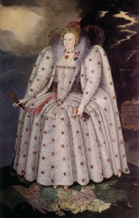 The Ditchley Portrait, by Marcus Gheeraerts the Younger, 1592