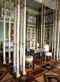 Chambre à coucher de la grande duchesse Maria Feodorovna à Tsarskoïe Selo