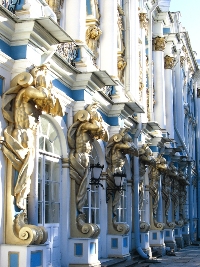 Façades du Palais de Tsarskoïe Selo par Rastrelli