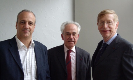 De gauche à droite : Jean-Marc Vittori, Robert Raymond et Philippe Jurgensen