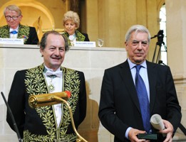 Jean-Marie Rouart et Mario Vargas Llosa