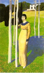 Louis Billotey (1883-1940) Portrait de Marie-Rose Guérin