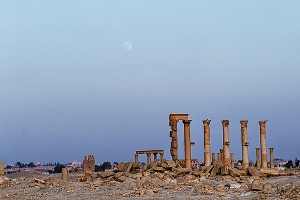 Ruines de la ville de Palmyre en Syrie