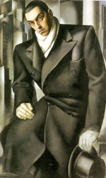 Tamara de Lempicka (1898-1980), Portrait de Thadeusz Lempicki