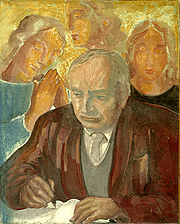 Portrait de Paul Claudel par Jean Bernard