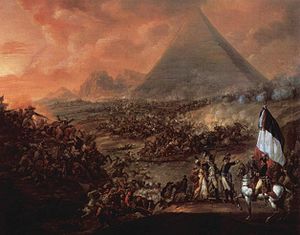 La Bataille des Pyramides par François Watteau