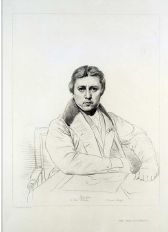 Luigi CALAMATTA(1801-1869). D’après l’Autoportrait d’Ingres, 1835, Louvre