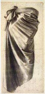Ingres, Jésus remettant les clefs à saint Pierre, 1818 1820 Draperie