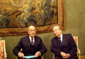 Valéry Giscard d’Estaing et Raymond Boudon
