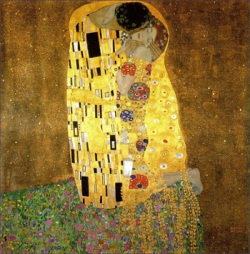 Gustav Klimt, Le baiser, 1907-08