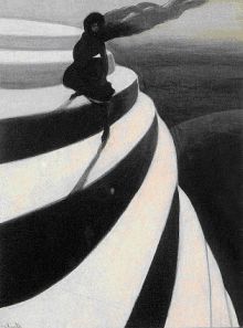 Léon Spilliaert, Le vertige, escalier magique, 1908