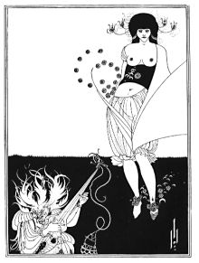 Aubrey Beardsley, Salomé, danse du ventre, 1907
