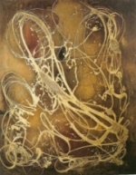 Evanescence, 1945, Huile sur toile (97x81cm) de Georges Mathieu