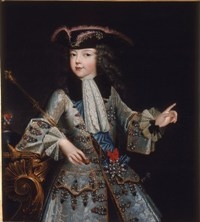 Louis XV, roi de France (1710-1774), en 1717
