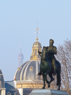 La statue restaurée (cl. Chr. Pelletier, Institut de France)
