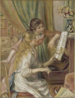 jeunes filles au piano, 1892
