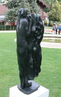 Claude Abeille expose La Coquette, 2009, bronze, Fonte Rosini, Bobigny, biennale de Sculpture de Yerres 2009