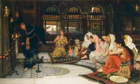Visite à l’oracle, 1884, huile sur toile, Tate, londres