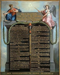 La Déclaration des Droits de l’Homme et du Citoyen (1789).