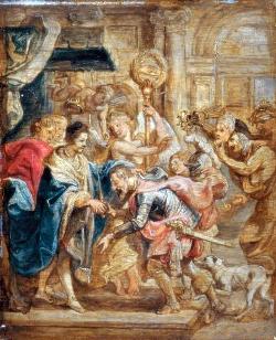Peter Paul Rubens - La Réconciliation d’Henri III et d’Henri de Navarre (1628, Oil on panel)