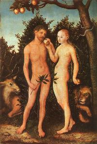 Adam et Ève, Lucas Cranach l’Ancien (1472-1553)