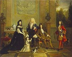 Louis XIV et sa famille par Nicolas de Largillière