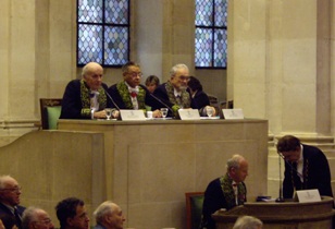 Séance de rentrée solenelle de l’Académie des sciences le 23 novembre 2010.