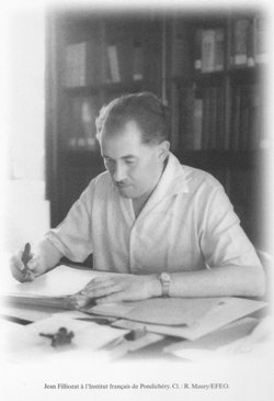 Jean Filliozat à l’Institut français de Pondichéry