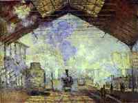 La gare saint Lazare de Claude Monet