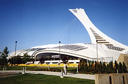 Stade olympique de Montréal conçu par Roger Taillibert