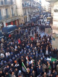 Manifestations réprimées le 22 janvier 2011 à Alger