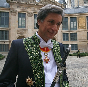 Patrick de Carolis lors de son installation à l’Académie des Beaux-arts, 12 octobre 2011