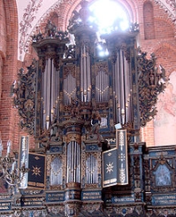 Orgue de Sainte-Marie d’Elseneur, où Dietrich Buxtehude est titulaire entre 1660 et 1668.