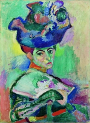Femme au chapeau (1905) d’Henri Matisse, Huile sur toile, 80.65 x 59.69 cm