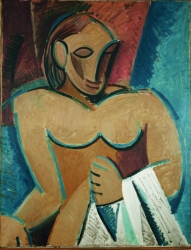 Nu à la serviette (1907) de Pablo Picasso, Huile sur toile, 118x89 cm