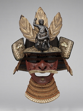 Sujibachi Kabuto (casque à lamelles) et Menpo (demi-masque)