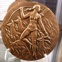 Médaille réalisée par l’académicien Paul Belmondo en 1958