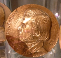 Médaille représentant Eugène Delacroix, de l’Académie des beaux-arts