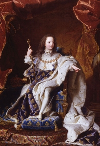 Louis XV en costume de sacre.