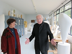 Claude Parent et Claude Weil-Seigeot, Fondation Arp, 5 avril 2012