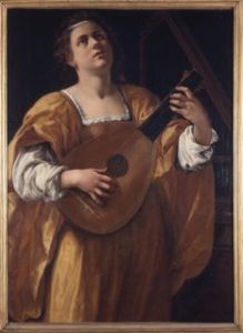 Artemisia Gentileschi Sainte Cécile 1610-1612