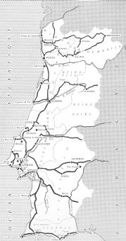 Carte du Portugal